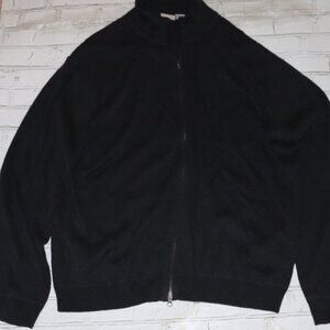 Men's Feild gear XLT Knitted black zippered nice sweater